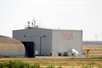  @ Fort Sumner Municipal Airport - Fort Sumner, NM airport - NASA weather balloon operations hangar - by Zane Adams