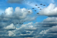  - The Balbo - closing the Flying Legends Air Show July 09 - by Eric.Fishwick
