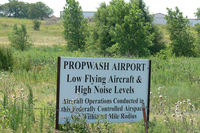  - North sign at Propwash Airport - by Zane Adams
