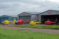  - The Bond Air Services ramp is always busy at Gloucestershire (Staverton) Airport (UK) - by Terry Fletcher