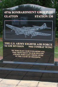  - The current Peterborough Conington airfield is on a site  that  was originally built as RAF Glatton in 1942-3 by the 809th United States Army Corps of Engineers and housed B-17 Flying Fortress bombers of the 457th Bomb Group - by Terry Fletcher