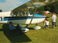  - Dad getting a little shade at the Father's Day fly-in. - by Bob Simmermon