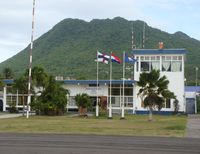  @ F.D. Roosevelt Airport – Sint Eustatius, Netherlands Antilles - The terminal at St Statia - by daniel jef