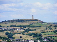  - View of Castle Hill from Crosland Moor Airfield - by Chris Hall