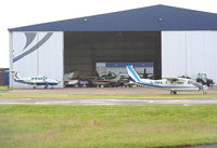  - GA hangar at Leeds Bradford Airport - by Chris Hall