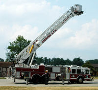  - fire truck at Andrews AFB - by J.G. Handelman