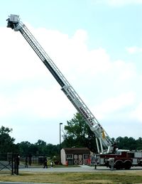  - fire truck at Andrews AFB - by J.G. Handelman