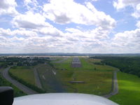  - On short final runway 24 at Bradley Airport - by Cohen