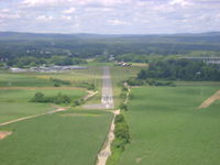  - A little high on final for runway 32 at Northampton Airport - by Cohen