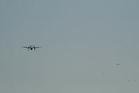  - arrival of DHC8-402 (flight OU456) followed by 320-211 (flight LH4572) and last is BAE146-200 (flight TAY1483) - by Daniel Vanderauwera