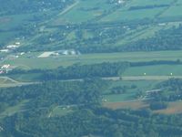  @ Plymouth Municipal Airport - Looking north from 4500' - by Bob Simmermon