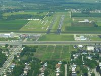  @ Fond Du Lac County Airport - Looking west down RWY 27. - by Bob Simmermon