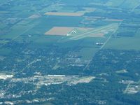  @ La Porte Municipal Airport - Looking south from 10000' - by Bob Simmermon