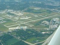  @ Waukesha County Airport - Looking SW from 3500' - by Bob Simmermon