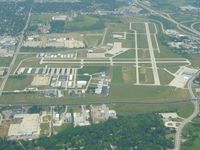  @ Waukesha County Airport - Looking west from 3500' - by Bob Simmermon