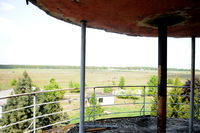  - View from the disused military control tower. - by Joop de Groot
