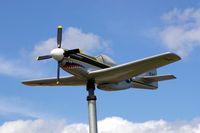  - Weather Vane by the terminal - by Glenn E. Chatfield