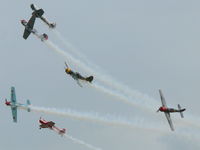  - Team Aerostars giving a great performance on the Russian planes - by Alex Smit