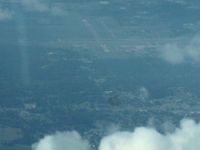 @ South Bend Airport - Looking north through the haze from 10,000'. - by Bob Simmermon