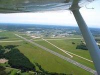  @ Mansfield Lahm Regional Airport - Looking east climbing out - by Bob Simmermon