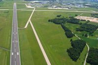  @ Mansfield Lahm Regional Airport - Looking down RWY 14 - by Bob Simmermon