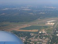  @ Anderson Muni-darlington Field Airport - Looking west from 2500' - by Bob Simmermon