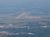  @ Delaware County Regional Airport - Looking NW through the summer haze from 2500' - by Bob Simmermon