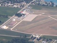  @ Lenawee County Airport - Glider in tow on the grass. - by Bob Simmermon