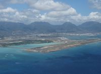  - A distant view of HNL - by Kreg Anderson