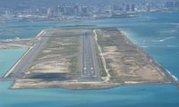  - A view of the reef runway at HNL - by Kreg Anderson