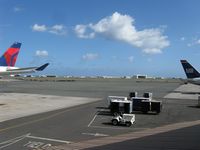  - A view of the ramp area between the Central Concourse (right side) and the Diamond Head Concourse (left side). - by Kreg Anderson