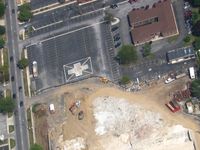  - Former Mercy Hospital helipad in on W. Market St. in Tiffin, Ohio. - by Bob Simmermon