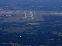  @ Muskegon County Airport - Looking down RWY 32 - by Bob Simmermon