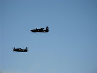  - 'Wings Over Camarillo' Airshow 2009-A pair of Grumman cats, Bearcat N7825C and Tigercat N909TC overflight - by Doug Robertson