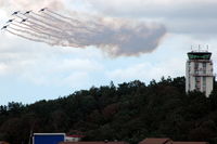  @ Göteborg City Airport (Säve) - Team 60 demo team of the Swedish Air Force flying past the control tower. - by Henk van Capelle