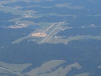  @ Vinton County Airport - Looking down RWY 9 through the summer haze - by Bob Simmermon