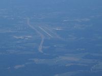  @ Ohio University Snyder Field Airport - Looking east through the summer haze from several miles away. - by Bob Simmermon