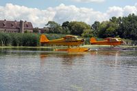  - N7047H and N98600 moored at Vettes - by Timothy Aanerud