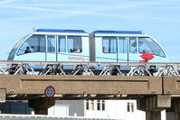  - The BMI Baby sponsored Maglev peoplemover at Birmingham UK - connecting the Airport with the Railway Station - by Terry Fletcher