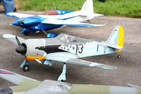  - Large scale model of a Focke-Wulff FW190 at the Barton fly in and Open Day - by Chris Hall