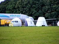  - The cockpits of aircraft that have been scrapped by ASI at Kemble, from L to R, Sky Express B737 VP-BBN, British Airways B737 G-LGTG and Monarch B757 G-MOND - by Chris Hall