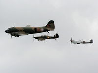  - The BBMF displaying at the Airbus families day - by Chris Hall