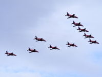  - The Red Arrows at the Airbus families day - by Chris Hall