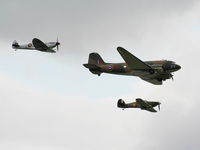  - BBMF displaying at the Airbus families day - by Chris Hall