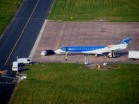  - BMI Regional EMB-145EP, G-RJXD on apron Alpha as we depart from Hawarden - by Chris Hall