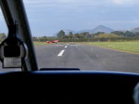  - G-AFPN De Havilland DH94 Moth Minor is lining up for departure as we back track down the runway - by Chris Hall