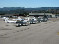  - A gaggle of Cessnas on the ramp - by Steve Nation