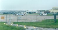  @ Groton-new London Airport - Groton-New London airport apron on a rainy day - by Ingo Warnecke