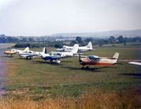  -  A scene when the parking was on the north side of the aerodrome 1978 - by GeoffW