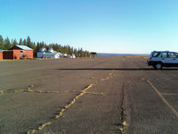  - Parking apron, looking south. Buildings are observatories, no services - by W. Lord
